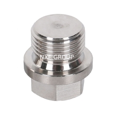 Welding NXF UNS SS44600/X10CRALSI25/H24JS/446/Z12CAS25/1.4762 304/316 STAINLESS STEEL HEX HEAD PLUG 1/8-4 INCH CUSTOMIZABLE HEAD PLUG