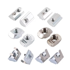 Stainless Steel T-Slot Nut for 2020 Series Aluminum Profile Slot M3 M4 M5 M6 M8 Sizes Industry Standard in Various Sizes