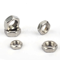 ASTM A276M Duplex 2205 F51 S32205 DIN439 ISO4035 Hex Thin Nut Hex Jam Nut for Oil Gas Industry Applications
