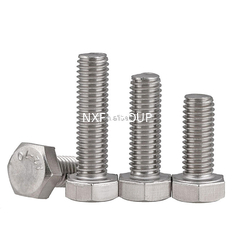 Hastelloy C-276 DIN933 M16*60mm Hexagon Head Bolt with Plain Finish ANSI Standard