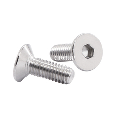 Grade S32205 Duplex 2205 M10 Stainless Steel Machine Screw Hex Socket Countersunk Head 6605- in Inch and Metric System