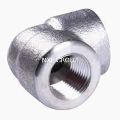 NXF ASTM B435 B572 5754 5798 Alloy X/2.4665/N06002 DN6-1200 2000-6000lb Pressure  90 Degree Thread Elbow