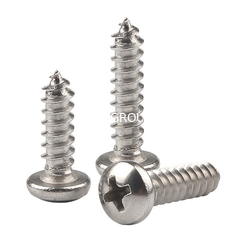 NXF Wholesale Customizable Fasteners Stainless Steel Cross Pan Head Round Head Self-Tapping Screw Threaded Screw