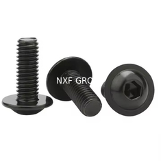 NXF ISO7380 Standard Carbon Steel AISI 1074 M1-M12 Round head Black Hex Screws Button Head Socket Bolts