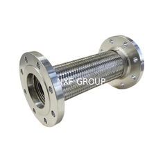 NXF Flex Flexible lined Braided Metal Hose Flange Joint Connector Stainless Steel 316/0Cr17Ni12Mo2 Flange Metal Hose