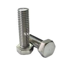 NXF ASTM JIS EN  Stainless Steel 316/0Cr17Ni12Mo2/1.4401 Diameter M3-M48 Length 4-360MM Stainless Steel 316 Hex Head Bolts