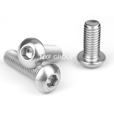 NXF ASTM UNS S31653 316LN/00Cr17Ni13Mo2N/s31653 M3-M6 Length6-30MM Stainless Steel 316LN Hex Socket Flat Round Head Screw
