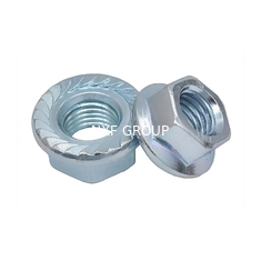 NXF S235JR/A105JRB/DINST37-2/JISSS400/ASTMA283C  M3-M16  Carbon Steel  Zinc Plated Galvanized Hexagonal Flange Nut