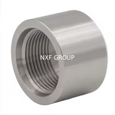 NXF ASTM JIS EN 316Ti/0Cr18Ni12Mo2Ti DN15-1200  Class 150-2500 Stainless Steel 316Ti  Forging High Pressure Threaded Cap