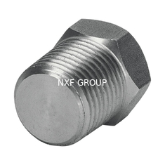 NXF ASTM JIS EN 316Ti/0Cr18Ni12Mo2Ti DN15-1200  Class 150-2500 Stainless Steel 316Ti  NPT Threaded Hexagonal Head Plug