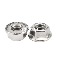 NXF ASTM DIN JIS A240 316Ti/0Cr18Ni12Mo2Ti  M3-M16 Fasteners Bolts Nuts SS316l Hexagonal Flange Lock Nut