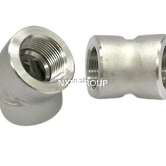 NXF UNS S31008 ASTM A403 310S/0Cr25Ni20/1.4845 DN6-100 Class3000-9000 310S Stainless Steel Threaded 45° Elbow