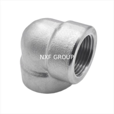 NXF UNS S31008 ASTM A403 310S/0Cr25Ni20/1.4845 DN6-100 Class2000-9000 310S Stainless Steel Threaded 90 Degree Elbow