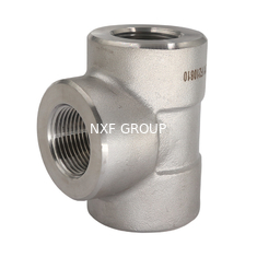 NXF JIS EN ASTM B127 MONEL 400 Alloy/UNS N04400 DN15-1200 Class 150-6000 Nickel Alloy 400 Forging Threaded Tee
