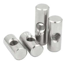 NXF ASTM A240 316Ti/0Cr18Ni12Mo2Ti M2 35mm Stainless Steel 316Ti Dowel Nut Hammer Nut Cylindrical Pin Nut