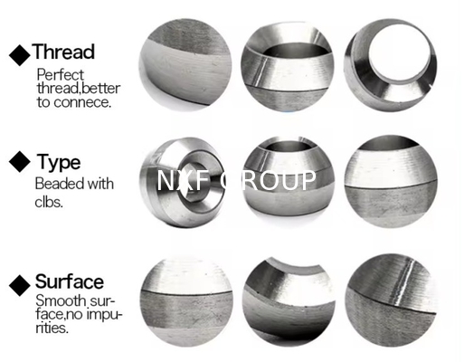 NXF NS313/Inconel601 Olet 1/8-24 INCH STD-SCH160 Customizable Casting Technique with Standard UNS N06601/NiCr23Fe/NC23FeA