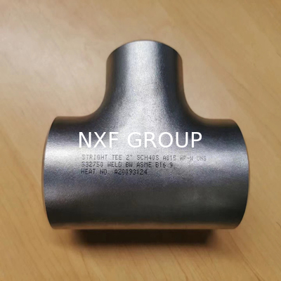 BW B444-625 Inconel625 UNS N06625 LR Nickel Alloy Pipe Fittings Equal Tee Thickness Sch10-xxs 2-60mm and Forged