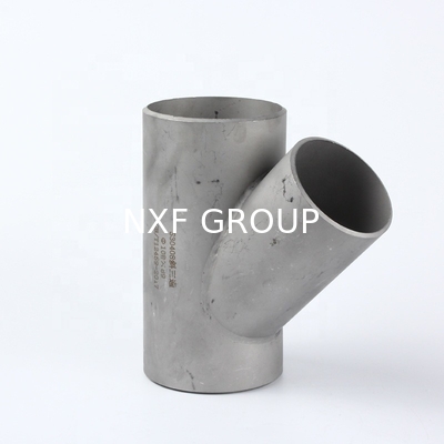 Sch10-Xxs A403 WP304/316L Butt Welding 45 Degree Tee Fittings Lateral Pipe Joint with Material Equal Thickness Sch10-Xxs