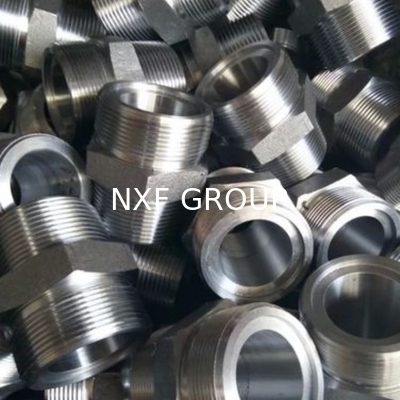 Forged Hex Nipple Head Code Hexagon Inconel 601 Customizable 1/8-4 INCH SCH80-SCH160 NiCr23Fe/NC23FeA for Industry Applications