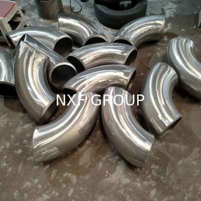 ASME Standard NXF Nickel Monel 400 LR/SR Elbow 90D/45D/180D BW/THD/SW UNS N04400/NiCu30Fe/NA12/Nu13 Pipe Fittings