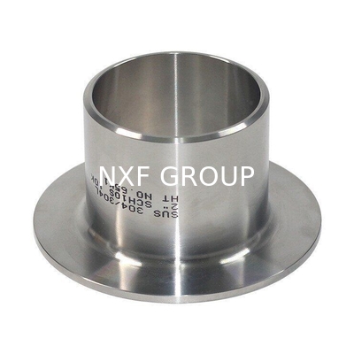NXF 316L Stainless Steel Stub End Adaptor Flange Customize 2507 2205 Duplex Steel Pipe Lines Connection by Welding Pieces