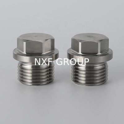 Forged Duplex Stainless Steel 2205 Hardware Uns31803 A182 F51 Hex Head Plug for Oil Pipe Manufacturing