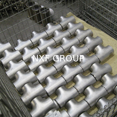 NXF UNS SS44600/X10CRALSI25/H24JS/446/1.4762 /Z12CAS25 Stainless Straight Tee DN15-DN1500 SCH5S-SCH80 Connection Welding