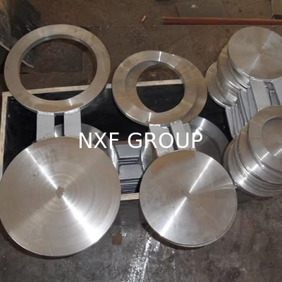 Standard ASTM Pipe Lines Connect Alloy B-2 / UNS N10665 / W.Nr. 2.4617 DN15-1200 Class150-2500lb 8-Spectacle Blind Flange