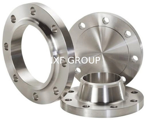 316Ti 0Cr18Ni12Mo2Ti Stainless Steel Weld Neck Flange Connector DN10-DN2000 ISO ANSI JIS DIN GB Standards Blind Thread Plastic