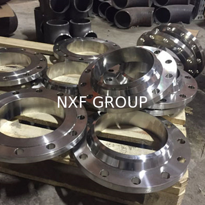 316Ti 0Cr18Ni12Mo2Ti Stainless Steel Weld Neck Flange Connector DN10-DN2000 ISO ANSI JIS DIN GB Standards Blind Thread Plastic
