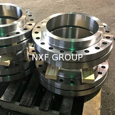 316Ti 0Cr18Ni12Mo2Ti Stainless Steel Weld Neck Flange Connector DN10-DN2000 ISO ANSI JIS DIN GB Standards Blind Thread Plastic