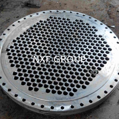 Large Diameter Forged Flange Double Boiler Fixed Stationary Tube Heat Exchanger with No-Standard Tube Sheet Condenser