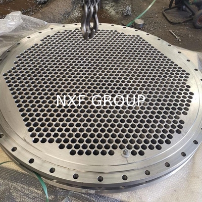 Large Diameter Forged Flange Double Boiler Fixed Stationary Tube Heat Exchanger with No-Standard Tube Sheet Condenser