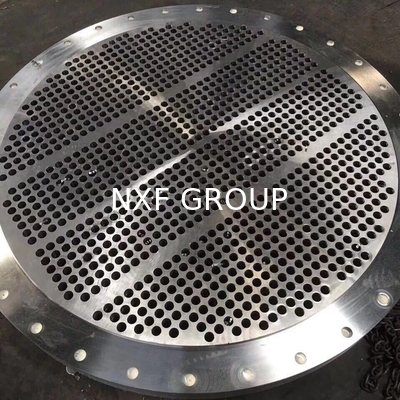 Large Diameter Forged Flange Double Boiler Fixed Stationary Tube Heat Exchanger with No-Standard Tube Sheet Condenser
