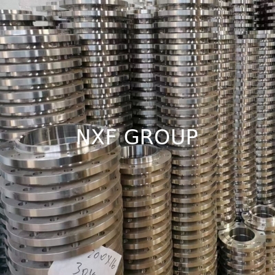 NXF 1/2-24 Inch ISO JIS ASME DIN Stainless Steel 304/316 Gear Flange ANSI Class 150-2500 Forged Slip Type ANSI Standard Flange