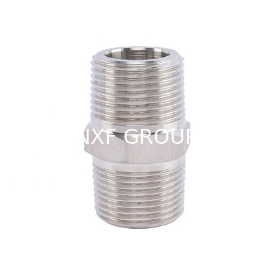 SS44600/X10CrAlSi25/H24JS/1.4762 Stainless Steel Hex Nipple 1/8-4 Inch SCH80 SCH160 Casting Nipple with High Durability