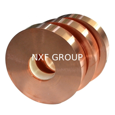 Half Hard Pure Copper C10100 C10300 C11000 C12200 Copper Foil/Strip Tape in Coil with 99.9% Purity and ISO9001 Certified