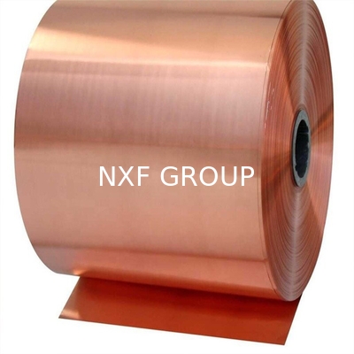 Half Hard Pure Copper C10100 C10300 C11000 C12200 Copper Foil/Strip Tape in Coil with 99.9% Purity and ISO9001 Certified