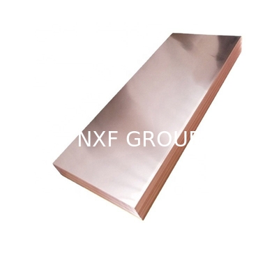 C1100 C1250 Copper Plate Coil 0.6mm Thickness Cold Rolled Copper Sheet with Superior Corrosion Resistance