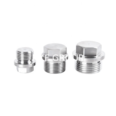 Welding NXF UNS SS44600/X10CRALSI25/H24JS/446/Z12CAS25/1.4762 304/316 STAINLESS STEEL HEX HEAD PLUG 1/8-4 INCH CUSTOMIZABLE HEAD PLUG