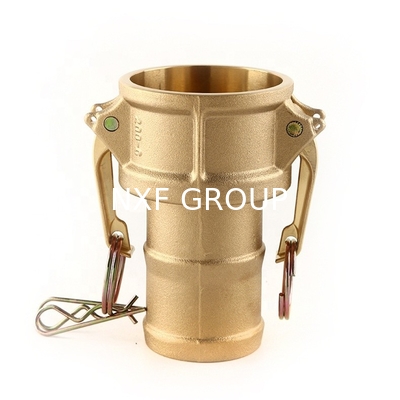 NPT Threads Camlock Type C Coupler Quick Connect Grooved Fittings Hose Coupling for 20-232 Temperature Range Applications