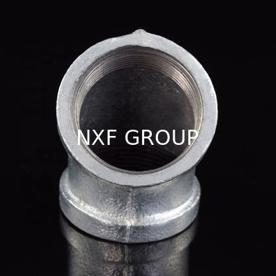 NXF UNS SS44600/X10CRALSI25/H24JS/446/Z12CAS25 STAINLESS STEEL THD 45 DEGREE ELBOW DN6-DN100 SCH80-XXS  CUSTOMIZABLE ELBOW