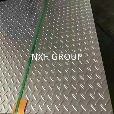 Q235 Ss400 A36 Checkered Steel Plate Hot Rolled Diamond Stainless Checkered Steel Sheet for Ship Plate 2mm 10mm Thickness