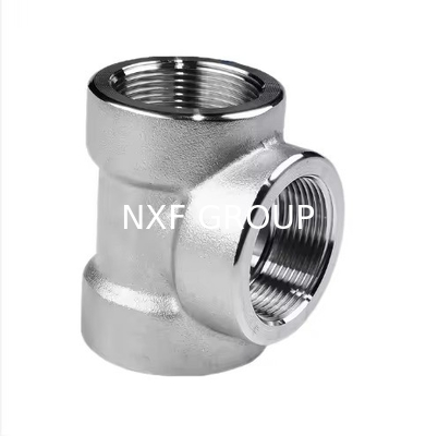 ASTM A564/A564M AMS 5629 13-8Mo 1.4534 S13800 DN6-1200 High Pressure Pipe Fittings with 2000-6000lb Pressure Thread Tee