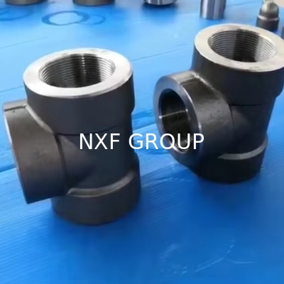 ASTM A564/A564M AMS 5629 13-8Mo 1.4534 S13800 DN6-1200 High Pressure Pipe Fittings with 2000-6000lb Pressure Thread Tee