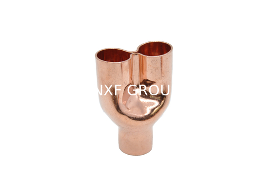 Various Types Copper Tee T18033/EN1057/ASTM B88/AS1432 Fittings TP2 Cu-DHP C12200 C1220 Forged for Pipe Lines Connect