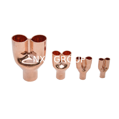 Various Types Copper Tee T18033/EN1057/ASTM B88/AS1432 Fittings TP2 Cu-DHP C12200 C1220 Forged for Pipe Lines Connect