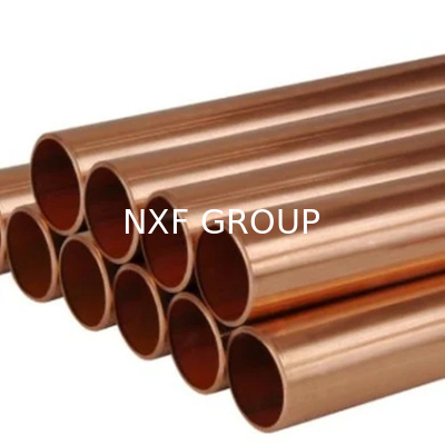 Industrial Bright Surface Copper Pipe C11000 T2 C12000 TP2 Rectangular Tube Welded and Cut to Suit Your Industrial Needs