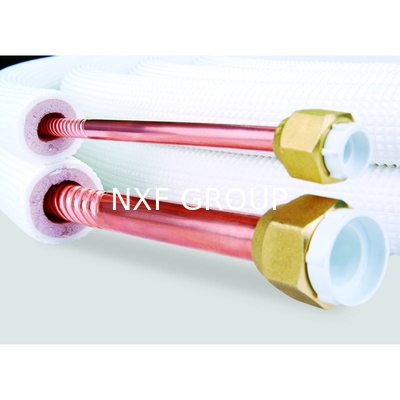 Cutting Non-Alloy Pair Coils Air Conditioner Pancake Coil Ac PE Insulated Copper Tube Copper Pipe for Your Requirements
