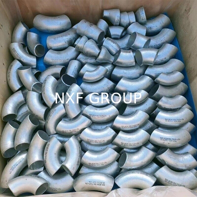 Customized Color Round Head Code 2205/2507 Duplex Stainless Steel Butt Welding LR/SR Elbow 90D/45D Fittings for Industrial